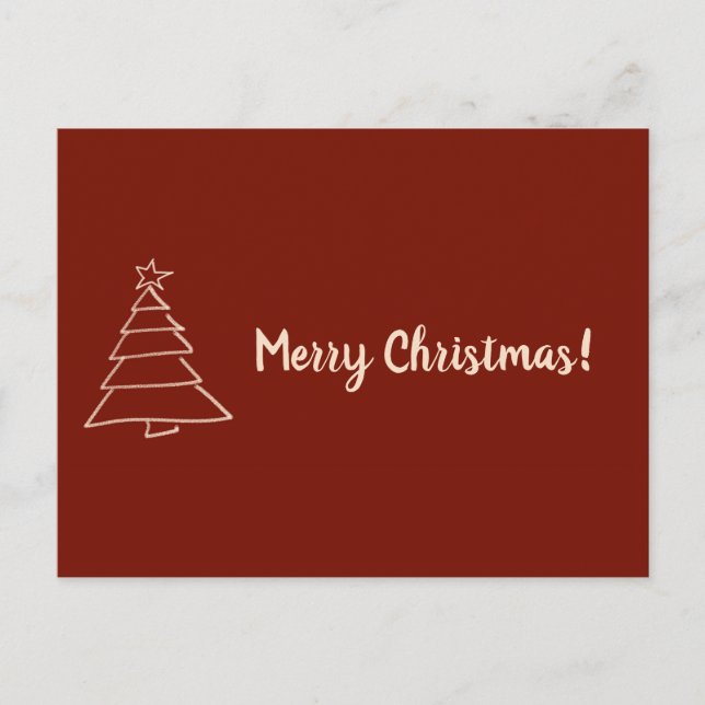 Cartão Postal Feliz Natal (Frente)