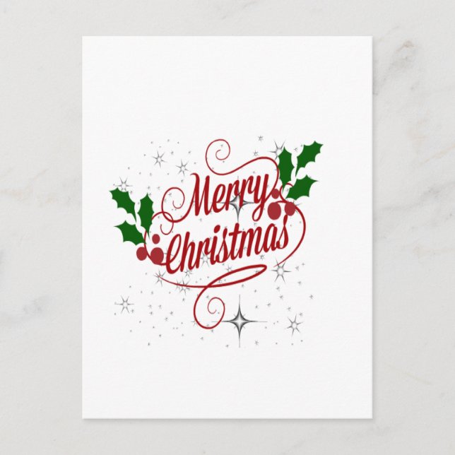 Cartão Postal Feliz Natal (Frente)