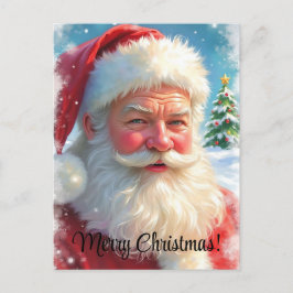 Cartão Postal Feliz Natal Ai Gerou Cláusula Santa