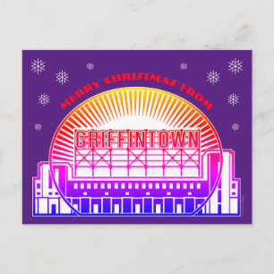 Cartão Postal Feliz Natal Do Cartão-Postal Griffintown