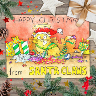 Cartão Postal Feliz Natal do Santa Claws