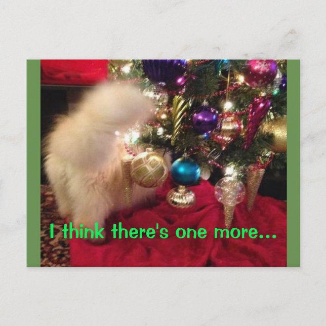 Cartão Postal Feliz Natal e Feliz ano novo (Frente)