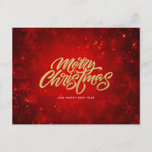 Cartão Postal Feliz Natal e Feliz ano novo