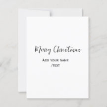 Feliz Natal Elegante adiciona texto simples modern