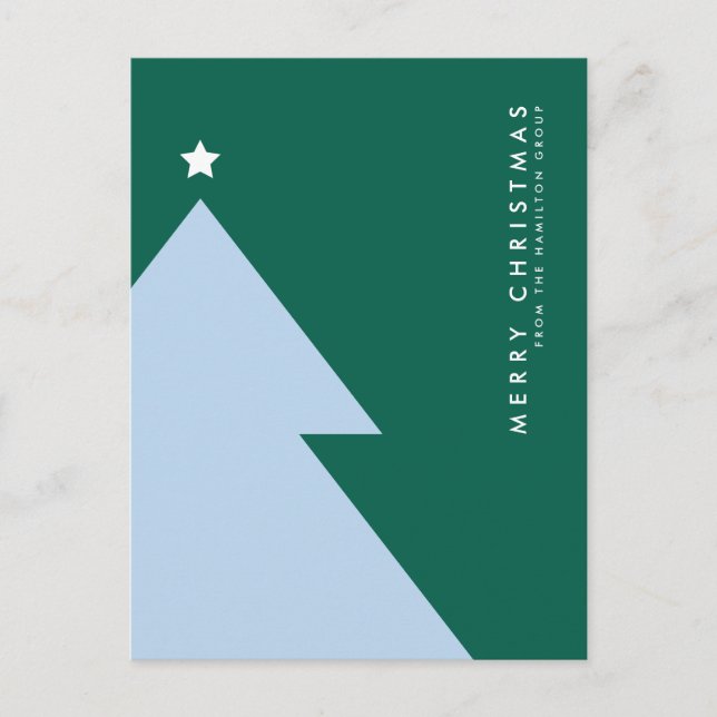 Cartão Postal FELIZ NATAL Empresa Comercial Corporativa (Frente)