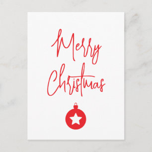Cartão Postal Feliz Natal Família Ano Novo Mensagem