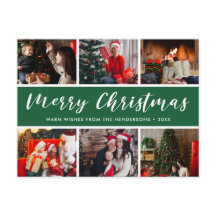 Feliz Natal Foto de Colagem Caligrafia