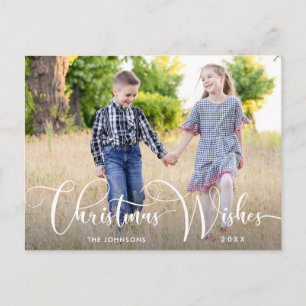 Cartão Postal Feliz Natal FOTO Natal Feriado de Saudação