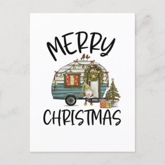 Cartão Postal Feliz Natal Gnomo