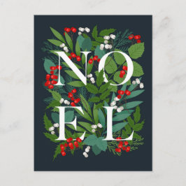 Cartão Postal Feliz Natal NOEL Corporate Saudação Feriado