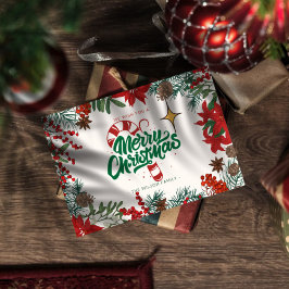 Cartão Postal feliz natal para você