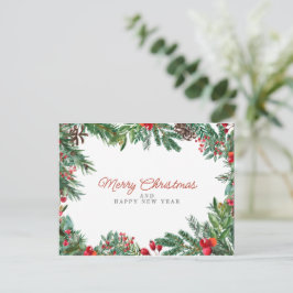 Cartão Postal feliz natal para você