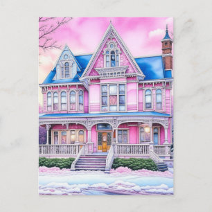 Cartão Postal Feliz Natal Personalizado Da Nossa Casa 