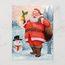 Cartão Postal Feliz Natal Postcard Ha Ha