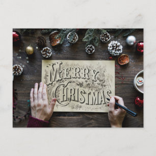 Cartão Postal Feliz Natal Simples