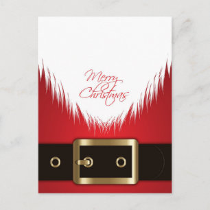 Cartão Postal Feliz Papai noel de Natal