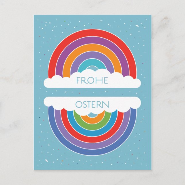 Cartão Postal Feliz Páscoa (Frente)