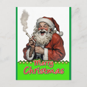 Cartão Postal feliz santa claus