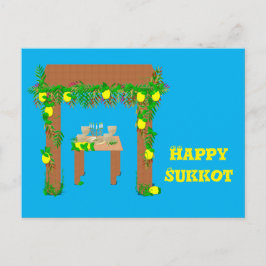 Cartão Postal Feliz Sukkot, Personalizado