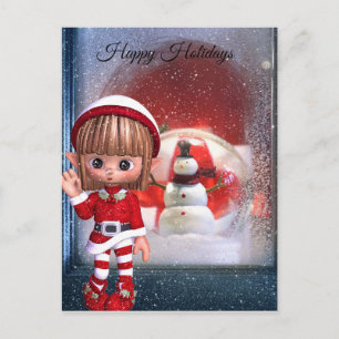 Cartão Postal Felizes Festas