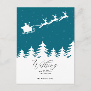 Cartão Postal FELIZES HOLIDAYS   Desejo-Lhe A Todos O Cartaz Má