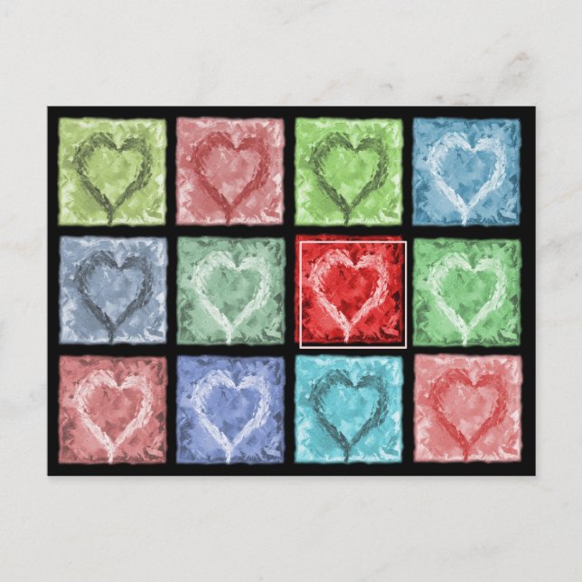 Cartão Postal Felizes pensamentos (Frente)