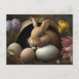Cartão Postal Felz pascoa deseja PostCard