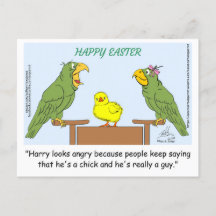 Felz pascoa! "Harry parece zangado porque pessoas