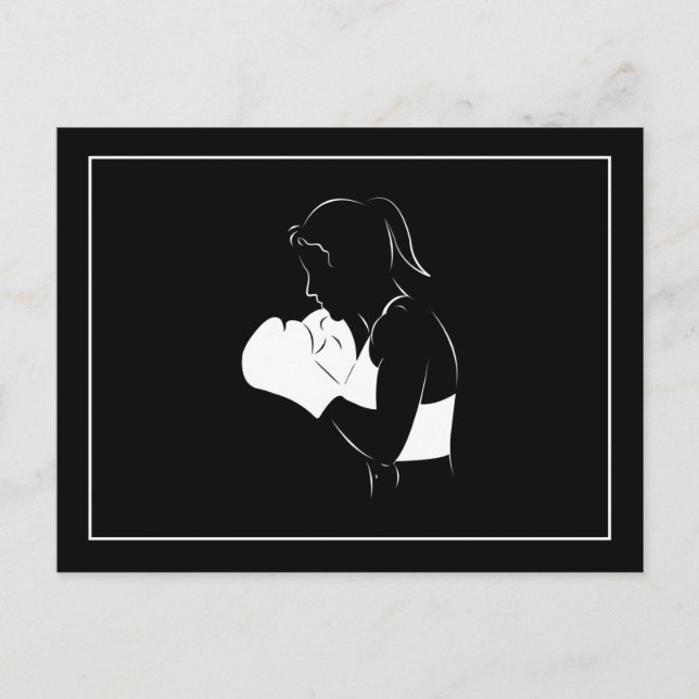 Cartão Postal Female Boxer (Frente)