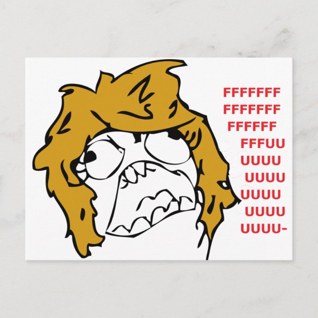 Cartão Postal Female Rage (Frente)