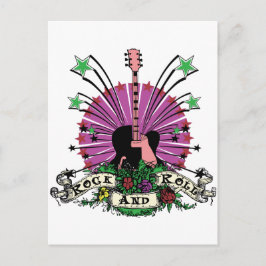 Cartão Postal Female Rock n Roll