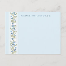 Feminine Personal Stationary Note Card