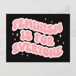 Cartão Postal Feminismo É Para Todos Feministas