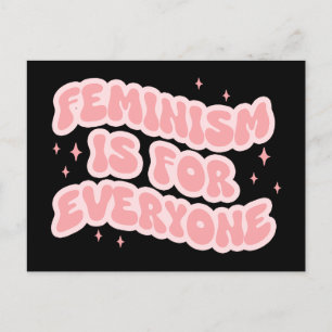Cartão Postal Feminismo É Para Todos Feministas