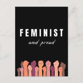 Cartão Postal Feminista E Orgulhosa