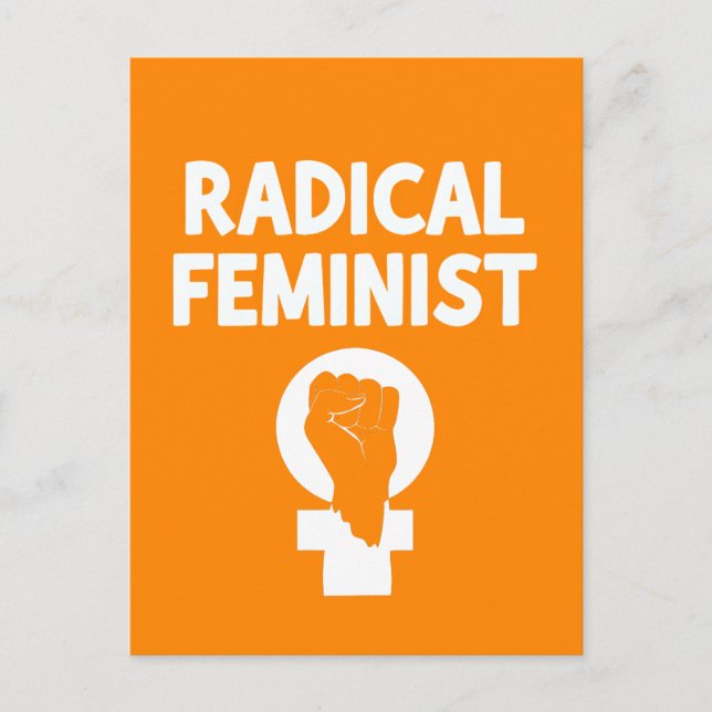 Cartão Postal Feminista Radical (Frente)