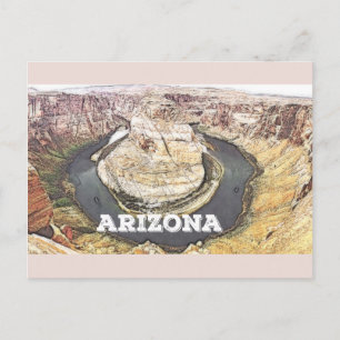 Cartão Postal Fenda de ferradura - Grand Canyon - Arizona