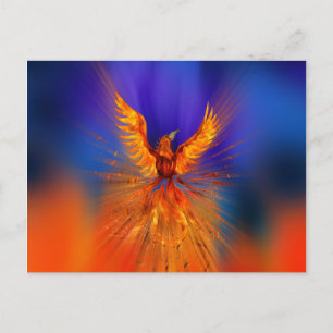Cartão Postal Fenix Ressurgindo