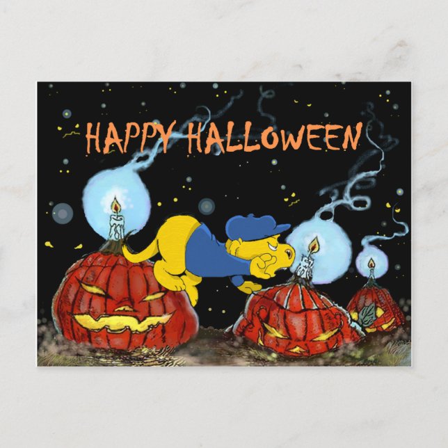 Cartão Postal Ferald e o Rotten Pumpkins (Frente)