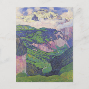 Cartão Postal Ferdinand Hodler - A Dama do Isenfluh