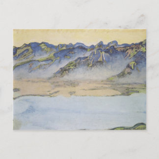 Cartão Postal Ferdinand Hodler- Ascensão sobre os Alpes Savoy