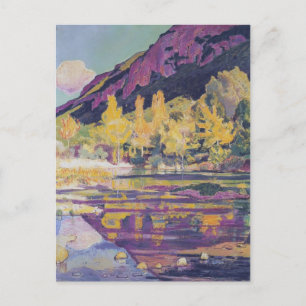 Cartão Postal Ferdinand Hodler - Na base do Petit Saleve