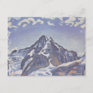 Cartão Postal Ferdinand Hodler - O Monge com nuvens