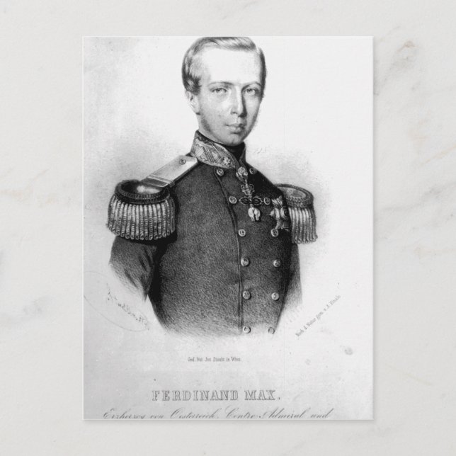 Cartão Postal Ferdinand Max (Frente)