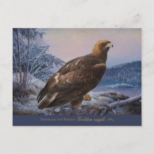 Cartão Postal Ferdinand von Wright Ouro eagle 1884 CC0314