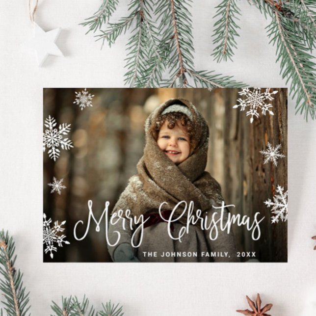 Cartão Postal Feriado de Feliz Natal Moderno (Criador carregado)