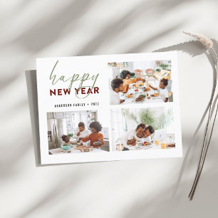 Cartão Postal Feriado de Fotografia de Caligrafia Simples de Fel