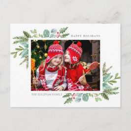 Cartão Postal Feriado de Fotografia do Quadro de Natal