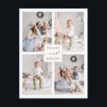 Cartão Postal Feriado de Fotografias com Feliz Dourada Elegante<br><div class="desc">Cartão-postal simples e elegante. Para personalização mais avançada deste design,  clique no link Personalizar Mais para alterar a fonte,  o tamanho,  a cor,  etc.</div>