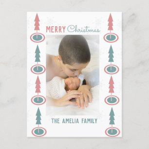 Cartão Postal Feriado de Fotografias da Fronteira da Árvore de N